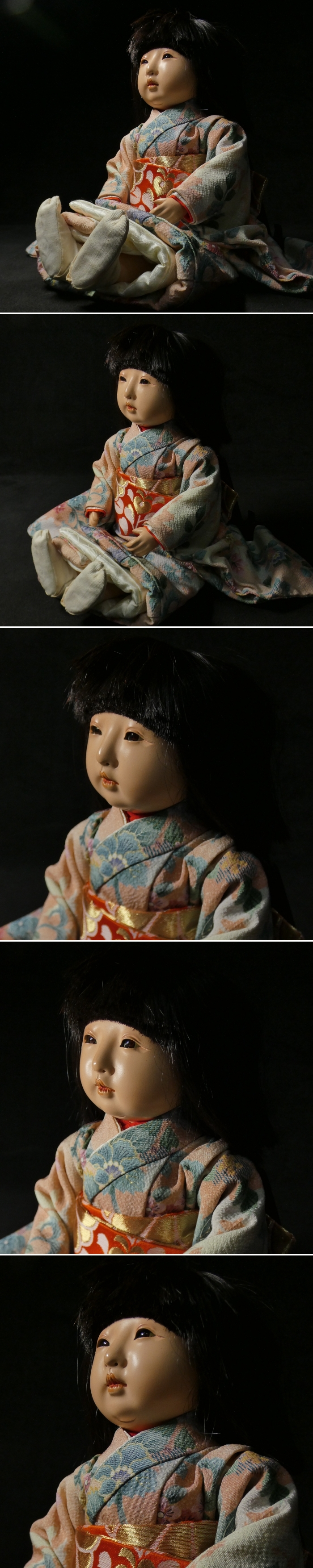 【 恵 #0771 】　市松人形コレクター放出品① 「光龍斎」の名作を彷彿とさせる上級作品 市松人形 身長約36.5cm 可愛らしい女の子 日本人形